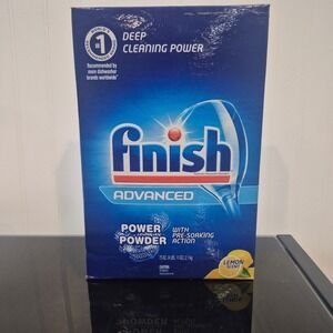 Finish Powder Dishwasher Advanced  Detergent, Lemon Fresh Scent, 75 Oz